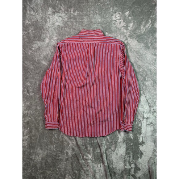 Vtg Polo Ralph Lauren Mens XL Striped Button Shirt Pony - Picture 2 of 6